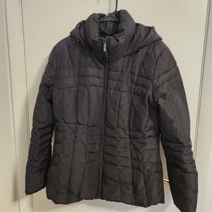 Calvin Klein black Puffer coat size large